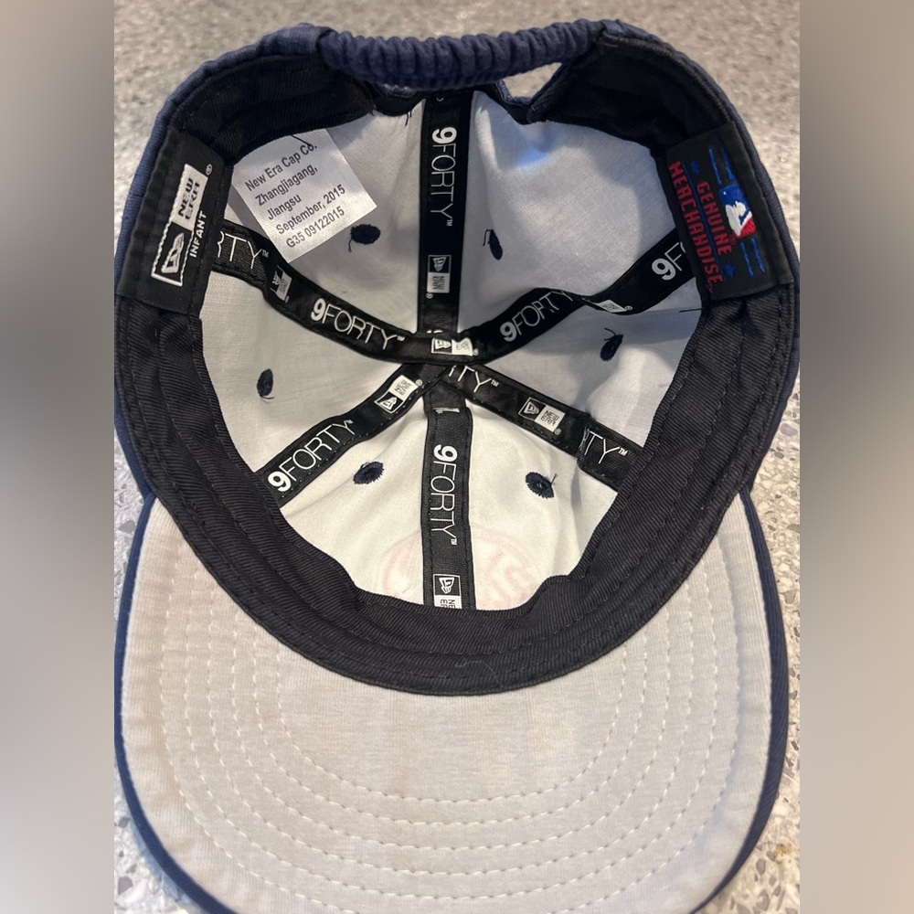 New Era Yankees Youth Two-Tone Navy and Gray Cap with Red Logo - Picture 6 of 9